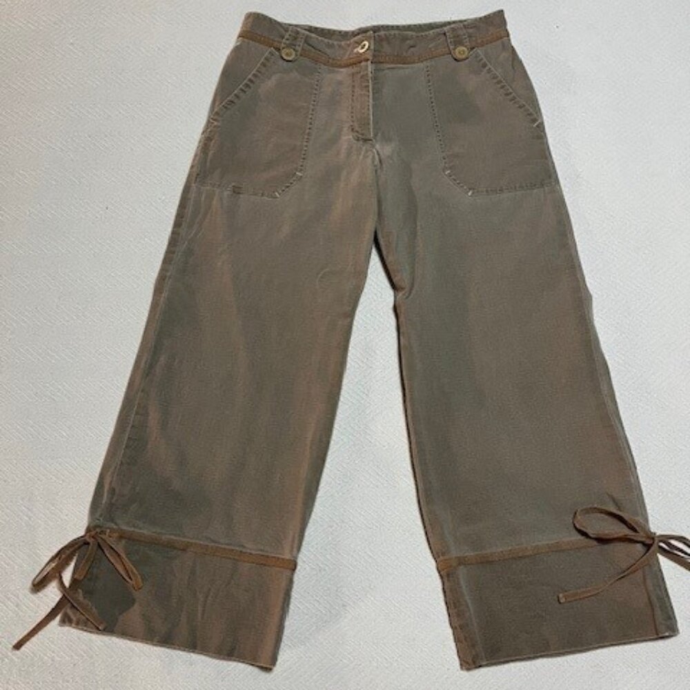Vintage Lilly Pulitzer Khakis sz Small w/cute ribbon detail